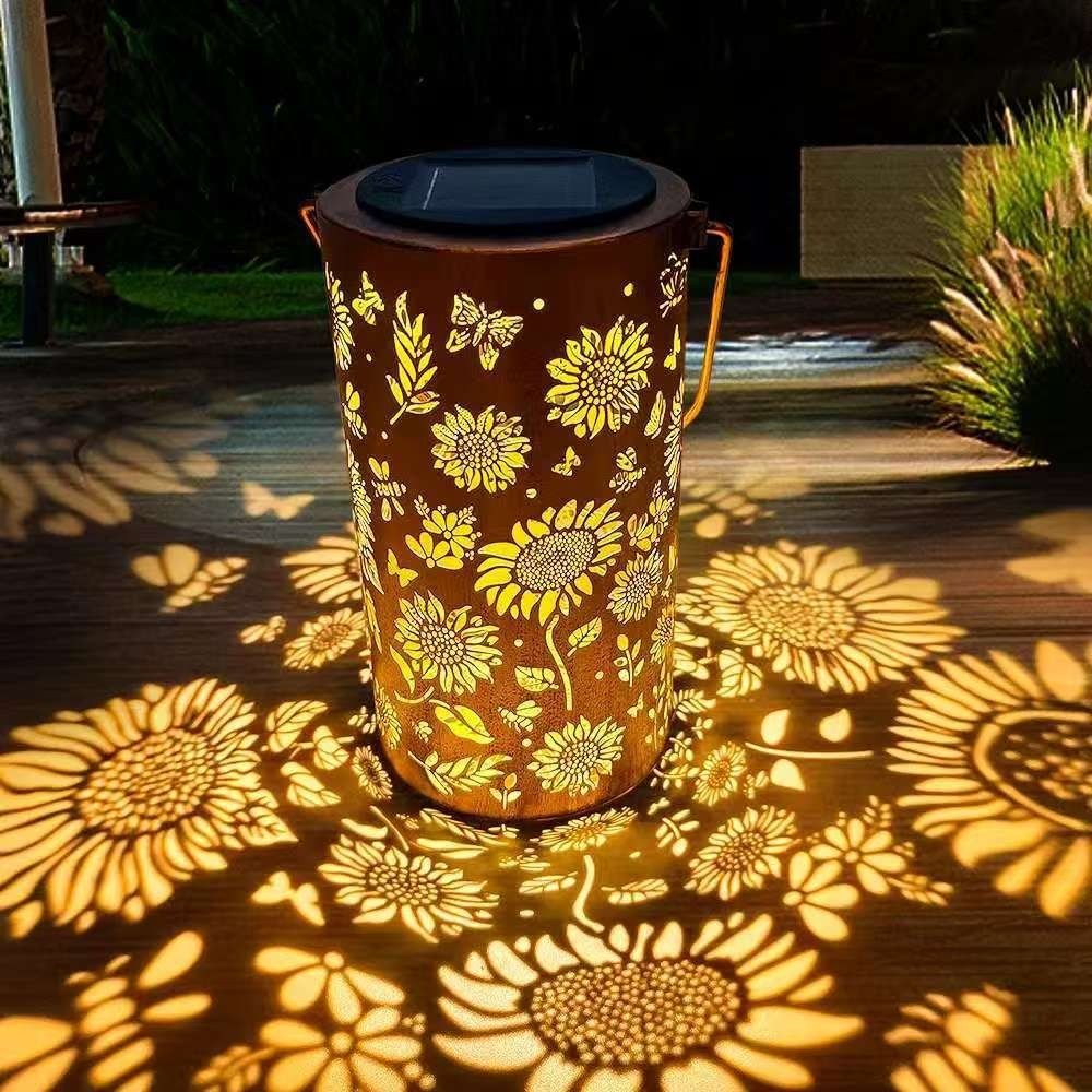 Solar Garden Light - Luz de girasol y luz de