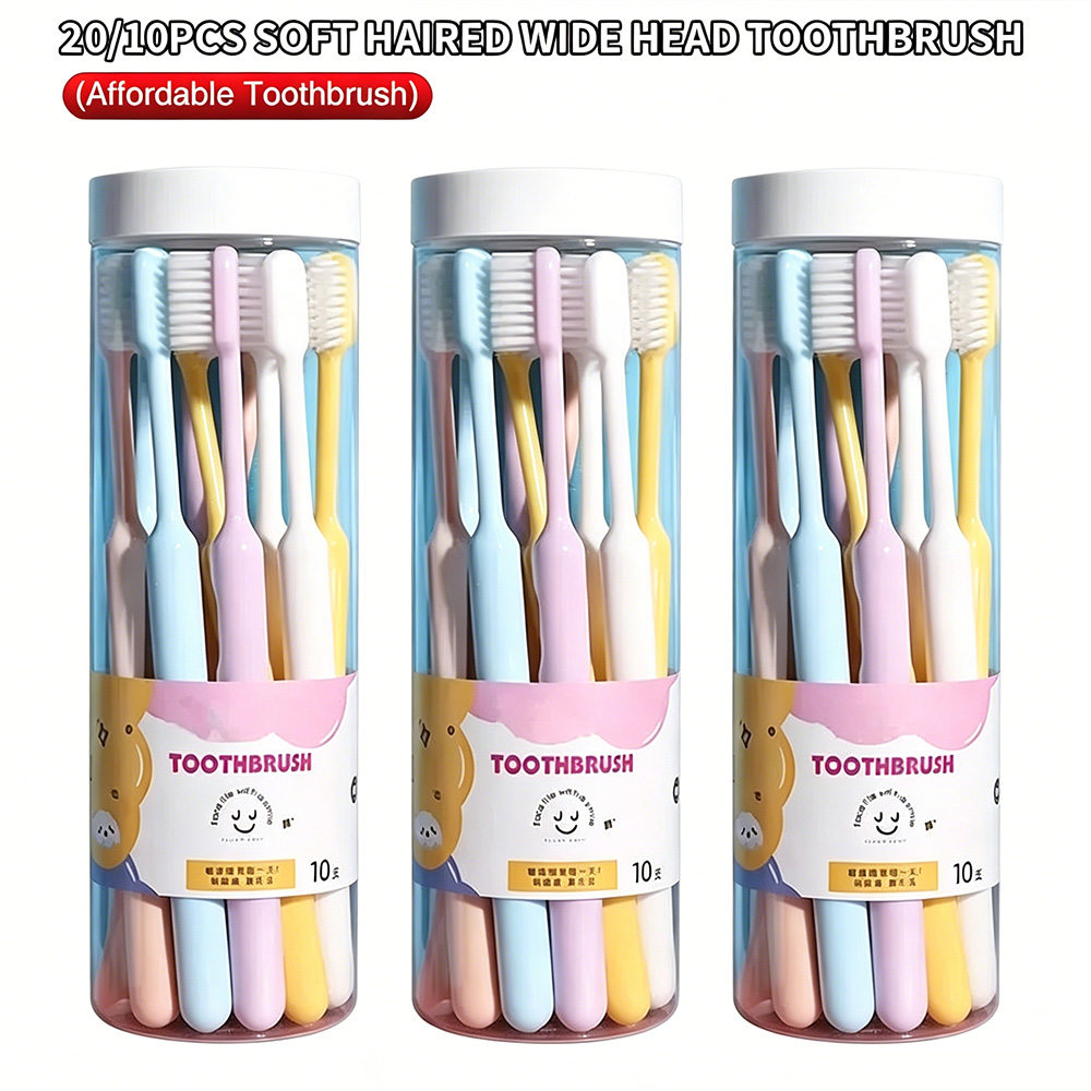 Bamboo Toothbrush - Cepillos de Dientes de Gran Capacidad,