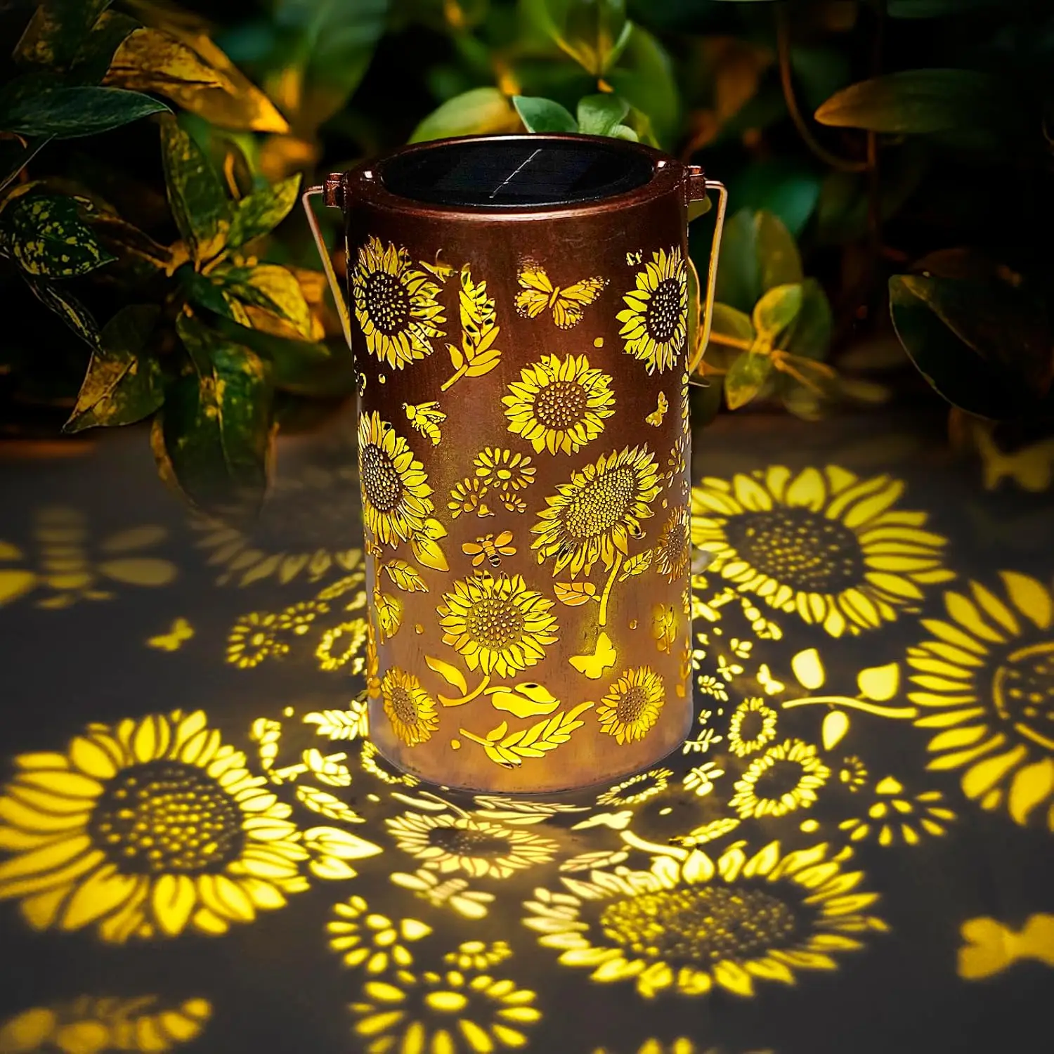 Lámpara Solar de Girasol para  - Solar Garden Light reseña y precio
