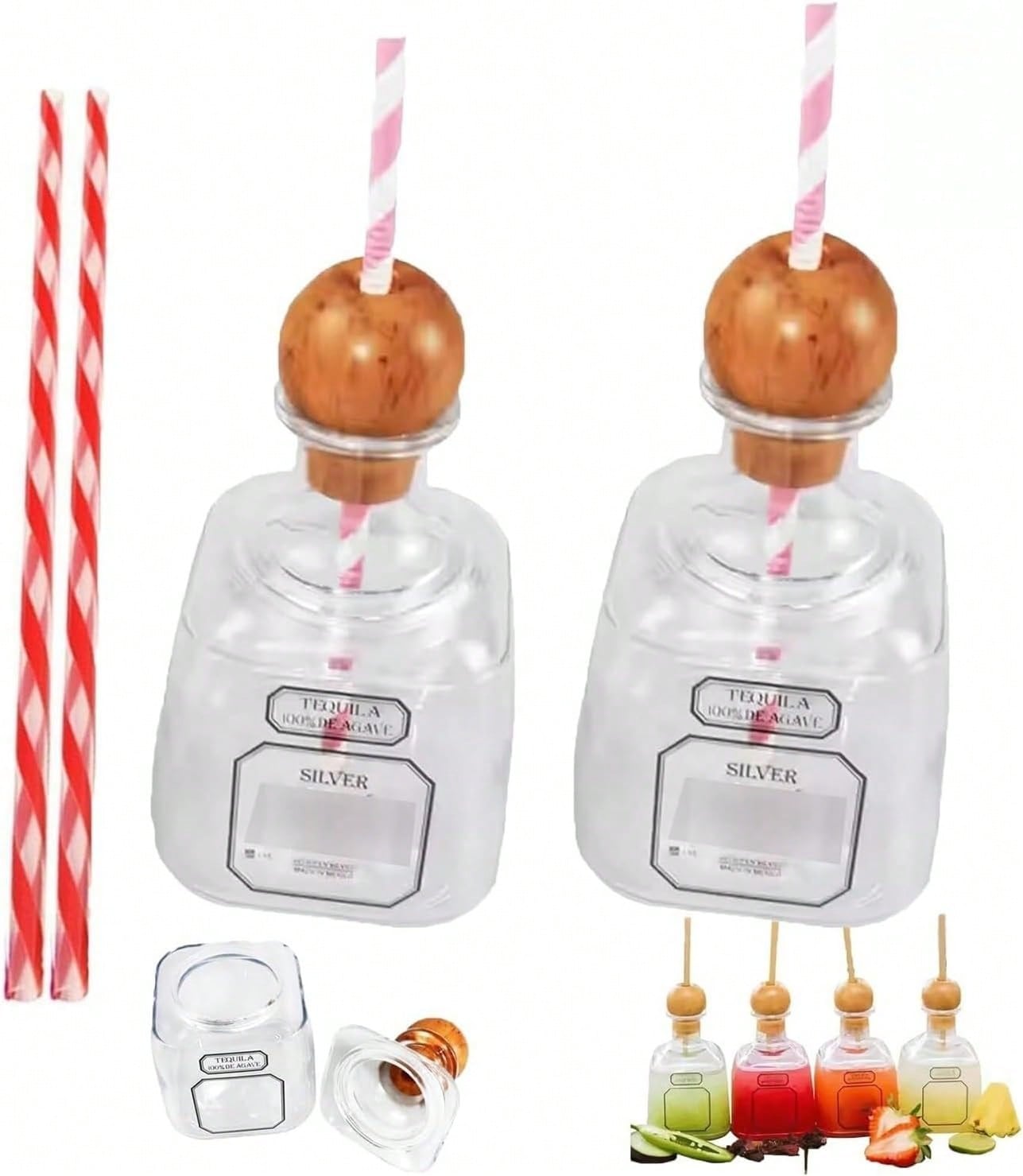2 vasos reutilizables para bot - Reusable Straw reseña y precio