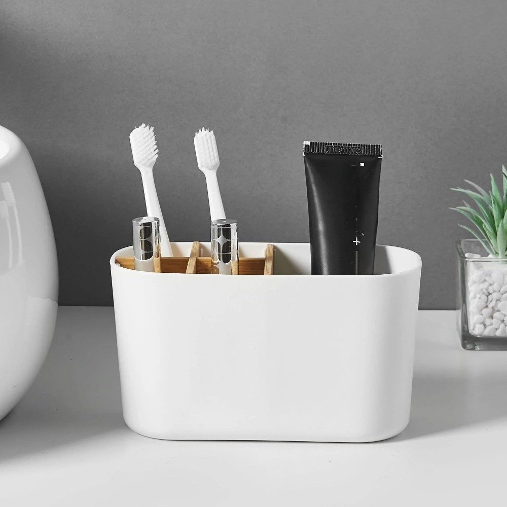 Organizador de Baño Multifunci - Bamboo Toothbrush reseña y precio